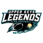 Upper Keys Legends Flag Football logo – youth sports nonprofit serving Key Largo, Tavernier, and Islamorada.