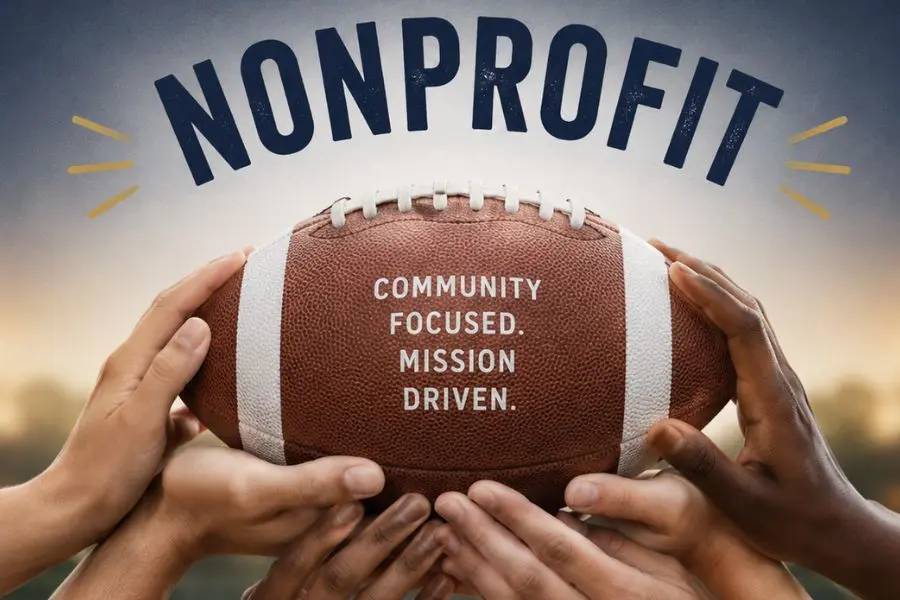 Upper Keys Legends nonprofit youth flag football image highlighting community support for programs in Key Largo, Tavernier, and Islamorada.